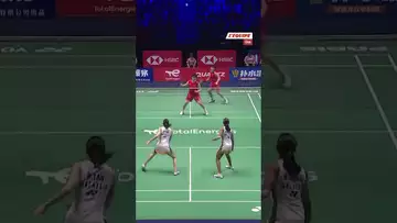 🏸 QUEL RALLYE remporté par les Chinoises en finale du double dames face aux Malaisiennes #badminton