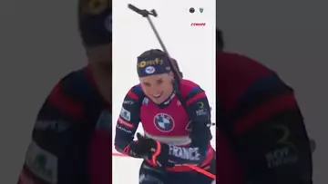 🇫🇷🥇Julia Simon sacrée championne du monde sur la poursuite #shorts #biathlon