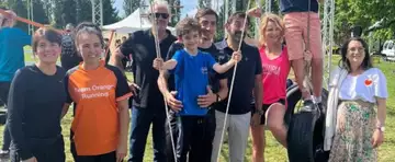 Military Race : Estelle Denis, Claude Dartois et Jacques Monclar ont récolté 10.200 € pour la lutte contre le cancer des jeunes.