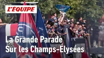 CÉLÉBRATIONS DU PSG : Les meilleurs moments de la Grande Parade des Parisiens sur les Champs-Élysées