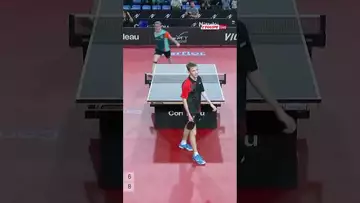 🤯🏓 L’énorme point remporté par Alexis Lebrun aux Championnats de France ! #lebrun #shorts