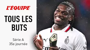 Serie A : L'AC Milan garde espoir, l'AS Rome continue sa belle série : tous les buts de la J35