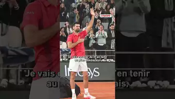 Novak Djokovic : "C'était peut-être mon dernier match à Roland-Garros" #djokovic #rolandgarros