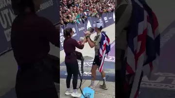 🥇 Tom Evans triomphe sur l'UTMB 2025, accueilli par sa femme et leur bébé à l'arrivée #ultratrail