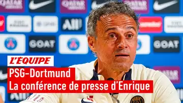 Luis Enrique avant PSG-Dortmund : "On va gagner, c'est la seule phrase que je connais en français"