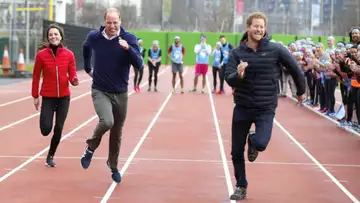 Le prince Harry, William et Kate s'affrontent lors d'un sprint royale digne de ce nom !
