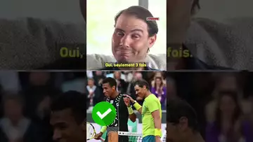 On a passé Rafael Nadal au grill pour savoir si il connait tout sur ... lui-même 😆 #shorts #nadal