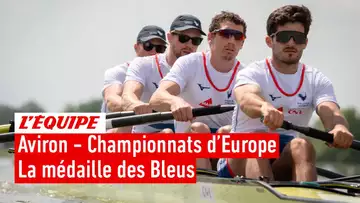 Championnats d'Europe aviron - Le quatre sans barreur français décroche la médaille de bronze
