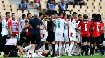 Le match Égypte-Maroc se termine en bagarre (Vidéo)