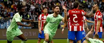 Bilbao élimine l'Atlético et rejoint le Real Madrid / Supercoupe d'Espagne (demi-finale)