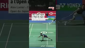 🤯 Le très beau point d’Alex Lanier à Chi Yu Jen lors des quarts de finale de l’Open du Japon