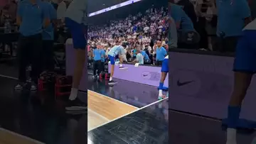 😳 L’ étirement FOU de Wembanyama ! #france #wemby #basket #roadtoparis2024