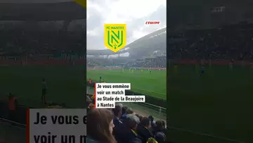 🟡🟢 Je vous emmène voir un match au Stade de la Beaujoire, à Nantes #football #ligue1 #shorts
