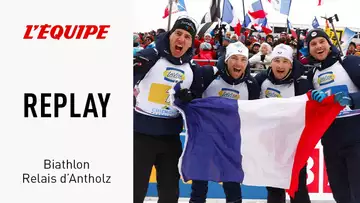 Biathlon - Le replay du relais d'Antholz remporté par les Bleus