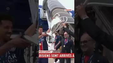 🏆 LA LIGUE DES CHAMPIONS EST ARRIVÉE À PARIS !! #psg #championsleague #football