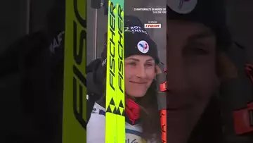 🇫🇷🥇 Justine Braizaz-Bouchet championne du monde du sprint #biathlon #victoire