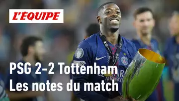 PSG 2-2 Tottenham : Dembélé inconstant, Doué décevant... Les notes du match