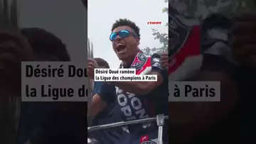 🏆 Désiré Doué ramène la Ligue des champions à Paris #psg #championsleague #football