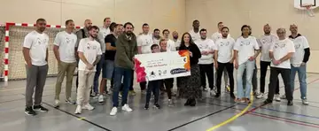 Basketball : Gobert et Yop rénovent le terrain de Saint-Quentin où Gobert jouait quand il était enfant