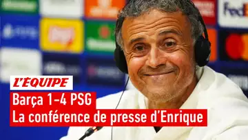 Barça-PSG : "Mbappé a été un leader" : La conférence de presse de Luis Enrique après la remontada