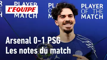 Arsenal 0-1 PSG : Vitinha impérial au milieu, Désiré Doué en fait trop... Les notes du match