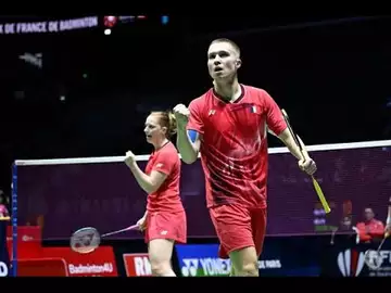 Le résumé de la victoire en 8e de la paire Gicquel/Delrue - Badminton - Internationaux de France