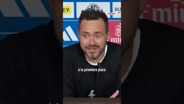 đLa rĂ©action de Roberto De Zerbi aprĂšs OL-OM #shorts #football