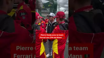 👀🇮🇹 Pierre Gasly avec la team Ferrari aux 24h du Mans #24hdumans #les24hdumans #automobile #gasly