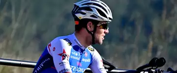Cavendish proche de l'arrivée juste après sa reprise