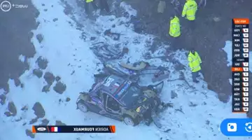 Un crash impressionnant au Rallye de Monte-Carlo