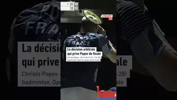 😵 Fin de match cruelle pour Christo Popov, éliminé aux portes de la finale à l'Open du Japon