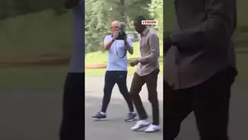 🏆 L'arrivée d'Ousmane Dembélé à Clairefontaine #psg #ballondor