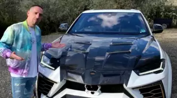 Ribéry victime d'un accident de voiture