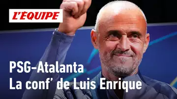 PSG vs Atalanta - Luis Enrique : "La première Ligue des champions est la plus difficile à gagner"