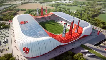 Le Stade brestois présente son projet de stade de 15 000 places en forme de coque de bateau