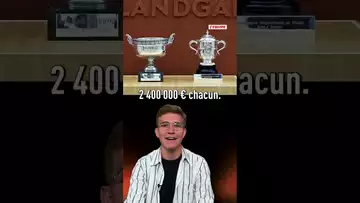 🤑 Voici les gains pour ce Roland-Garros 2024 #shortsvideo #rolandgarros #tennis