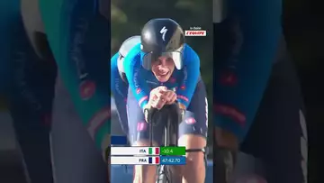 🚴‍♂️ La France championne d'Europe du relais mixte ! #shorts #cyclisme #france