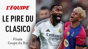 Tacles assassins, erreurs d’arbitrage, tensions : le pire du Clasico Barça-Real (Coupe du Roi 2025)