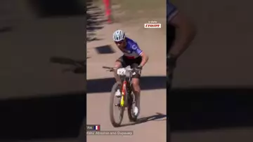 🚴‍♂️ La première victoire du Français Luca Martin en Coupe du monde ! #cyclisme