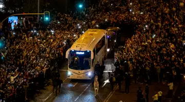 Le bus du Real Madrid attaqué à son arrivée à San Mames (vidéo)