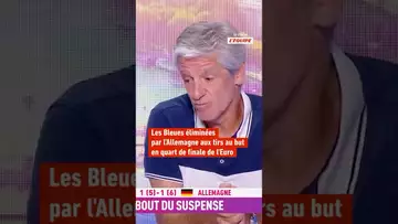 😩🇫🇷Les Bleues éliminées par l'Allemagne aux tirs au but en quart de finale de l'Euro #france #euro