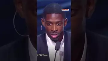 🥰​ Dembélé n'a pas oublié de remercier ses coéquipiers et le PSG après son sacre #ballondor #dembélé