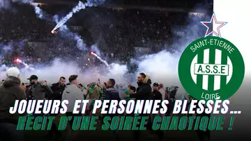 AS Saint-Étienne : des joueurs auxerrois et plusieurs blessés... Récit d'une soirée chaotique....