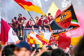AS Roma : les champions d'Europe accueillis en héros