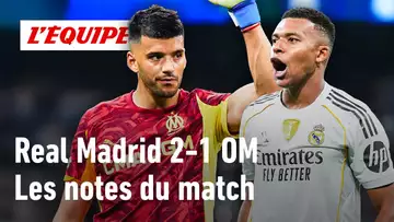 Real Madrid 2-1 OM : Mbappé patron, Rulli presque héros, Greenwood zéro : les notes du match