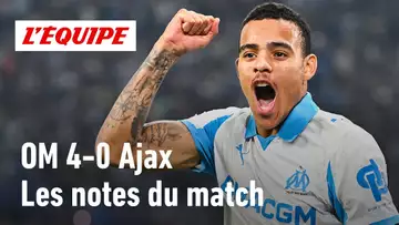 OM 4-0 Ajax : Vermeeren omniprésent, Greenwood réservé.. les notes du match