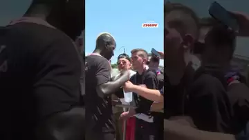Bain de foule pour Mamadou Sakho avant la finale de LDC ! #shorts #psg #championsleague