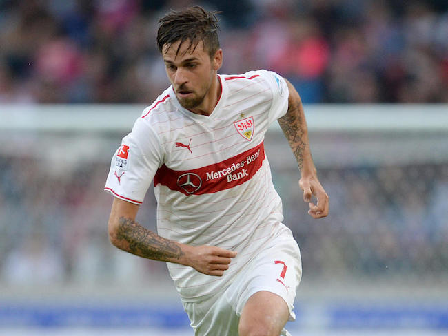 GEPA-05101320027 - STUTTGART,DEUTSCHLAND,05.OKT.13 - FUSSBALL - DFL, 1. Deutsche Bundesliga, VfB Stuttgart vs SV Werder Bremen. Bild zeigt Martin Harnik (Stuttgart). Foto: GEPA pictures/ Witters/ Matthias Hangst - Achtung - Nutzungsrechte nur fuer oesterreichische Kunden ATTENTION - COPYRIGHT FOR AUSTRIAN CLIENTS ONLY