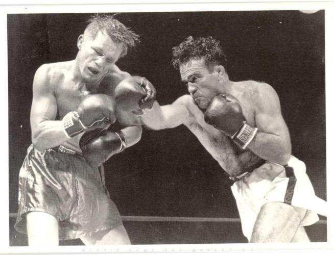 BOXE 1948 MARCEL CERDAN BATTIT TONY ZALE