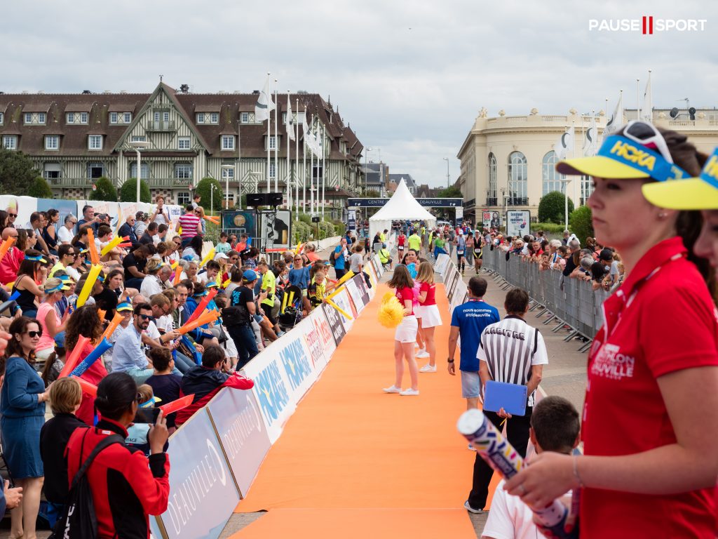 animation du triathlon 